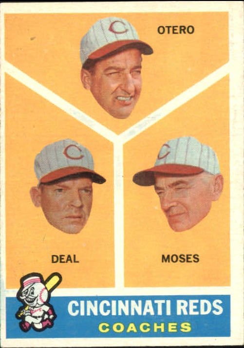 1960 Topps #459 Deal/Moses/Otero Reds EX G61404