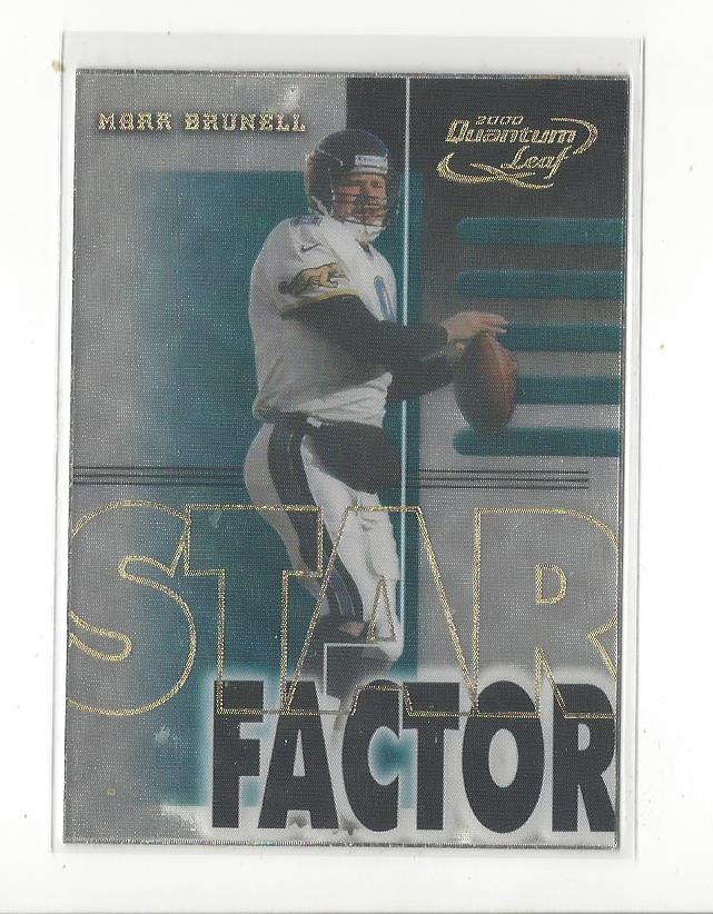 2000 Quantum Leaf Star Factor #SF40 Mark Brunell