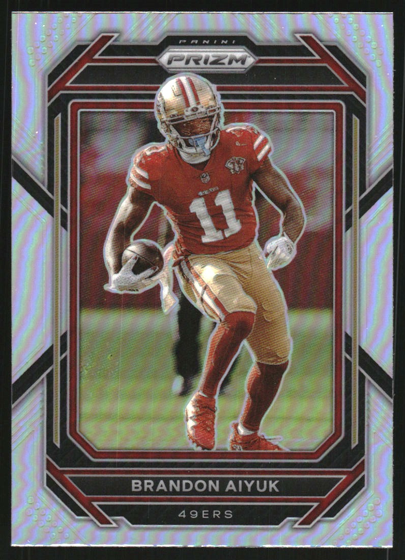 2022 Panini Prizm Prizms Silver #266 Brandon Aiyuk