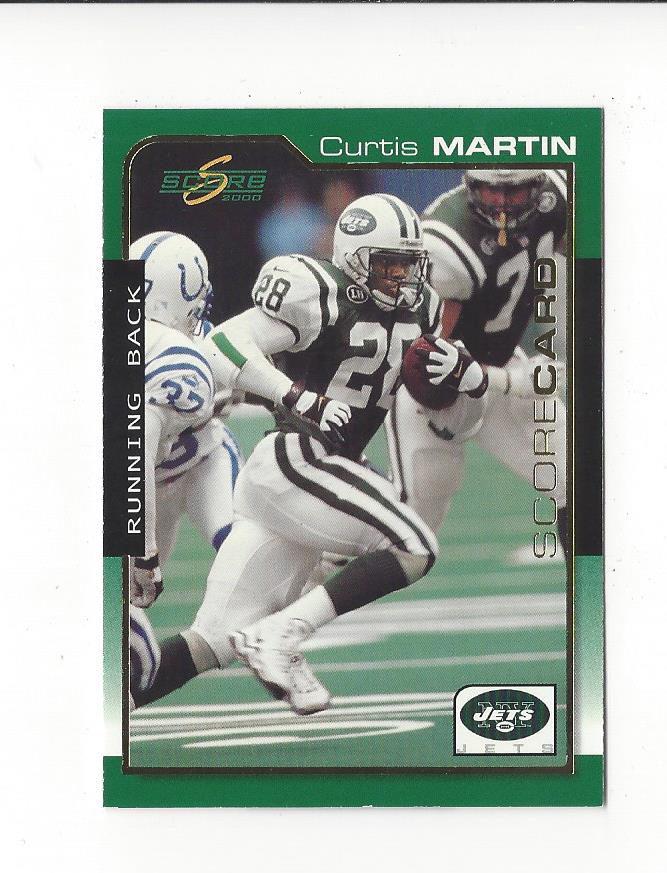2000 Score Scorecard #142 Curtis Martin