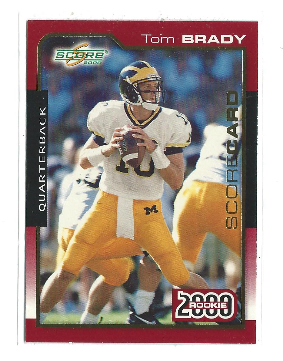 2000 Score Scorecard #316 Tom Brady