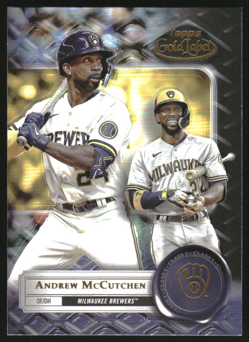 2022 Topps Gold Label Class 1 Black #3 Andrew McCutchen