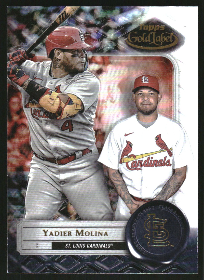 2022 Topps Gold Label Class 2 #45 Yadier Molina