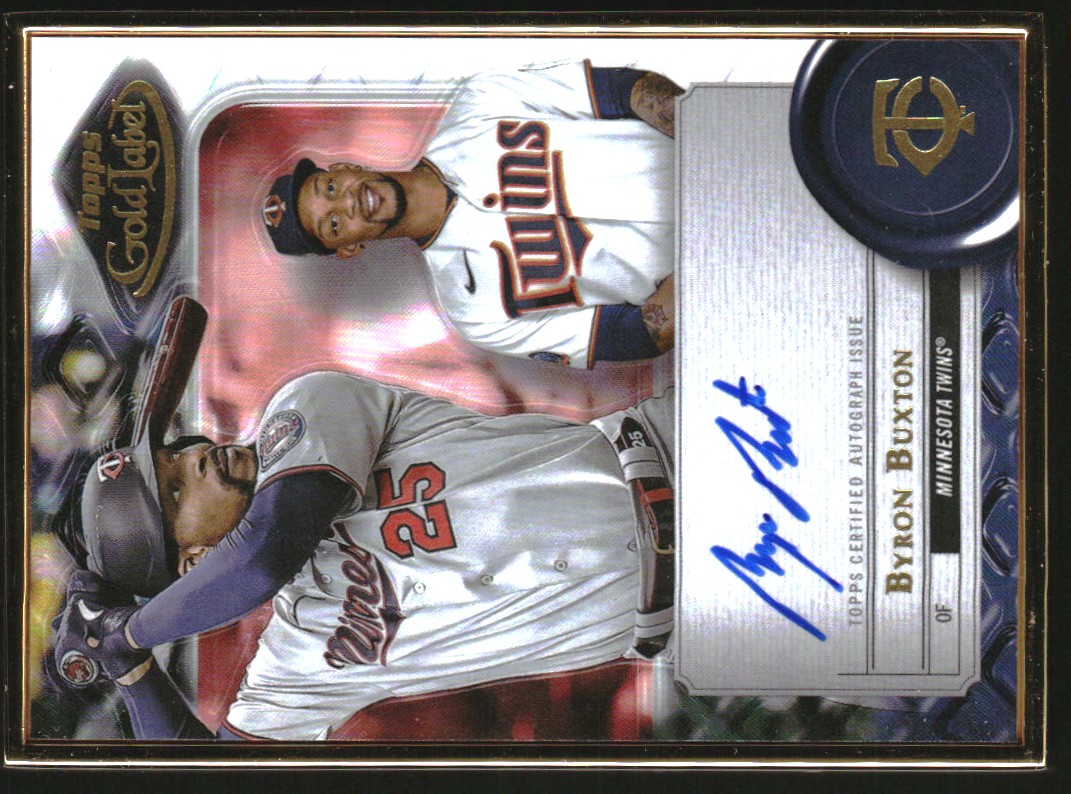 2022 Topps Gold Label Framed Autographs #FABB Byron Buxton