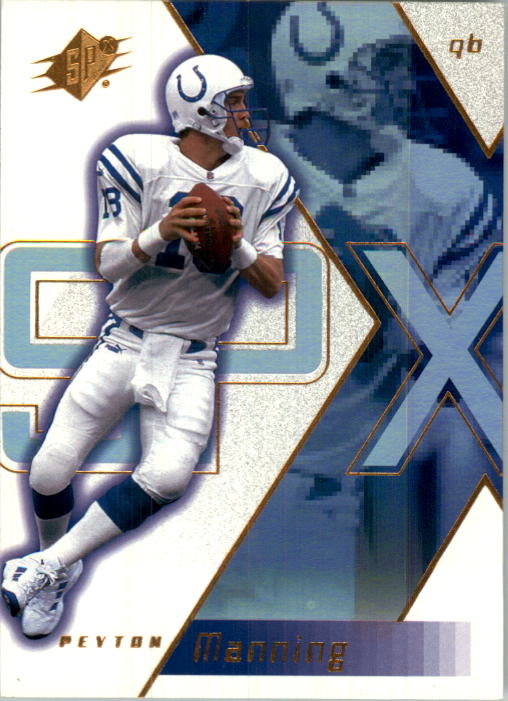 2000 SPx #18 Peyton Manning Sample