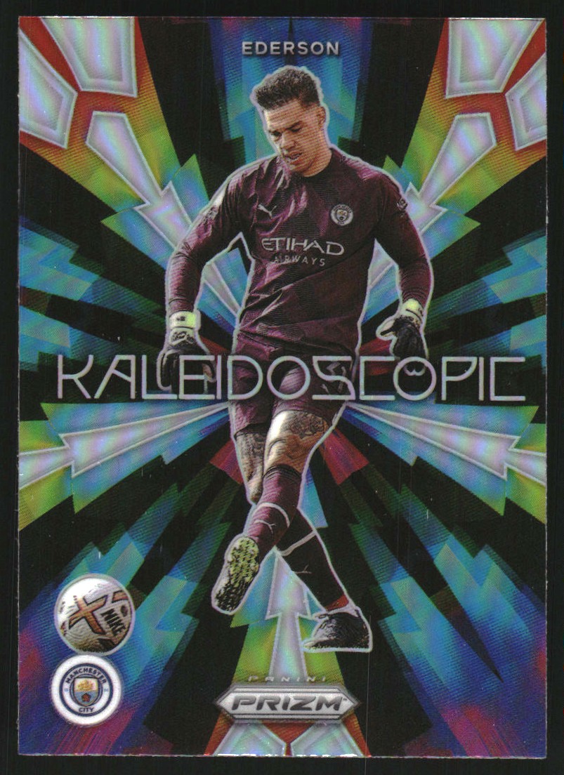 2022-23 Panini Prizm English Premier League Kaleidoscopic Prizms Silver #21 Ederson