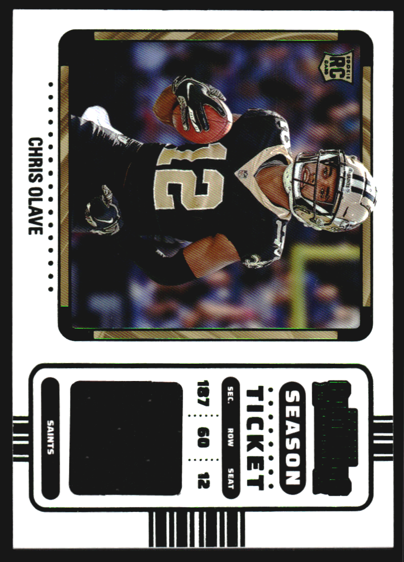 2022 Panini Contenders Rookie Ticket Swatches Variation #9 Chris Olave