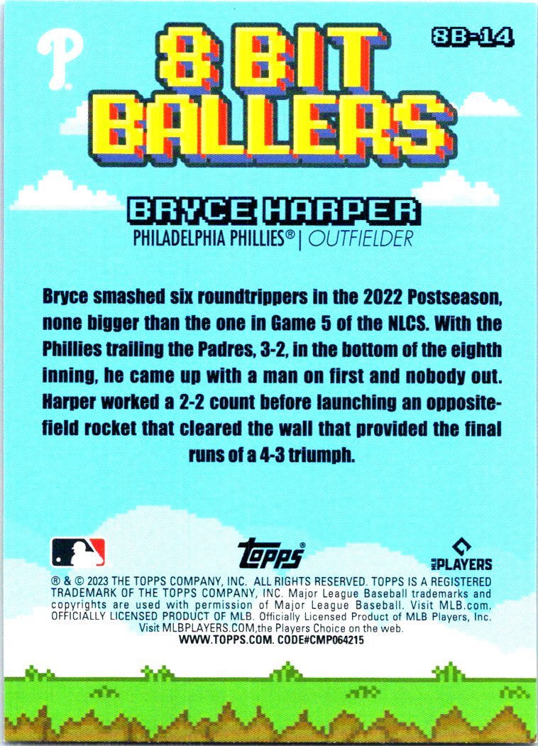 2022 Major League Baseball postseason Bryce Harper Poster