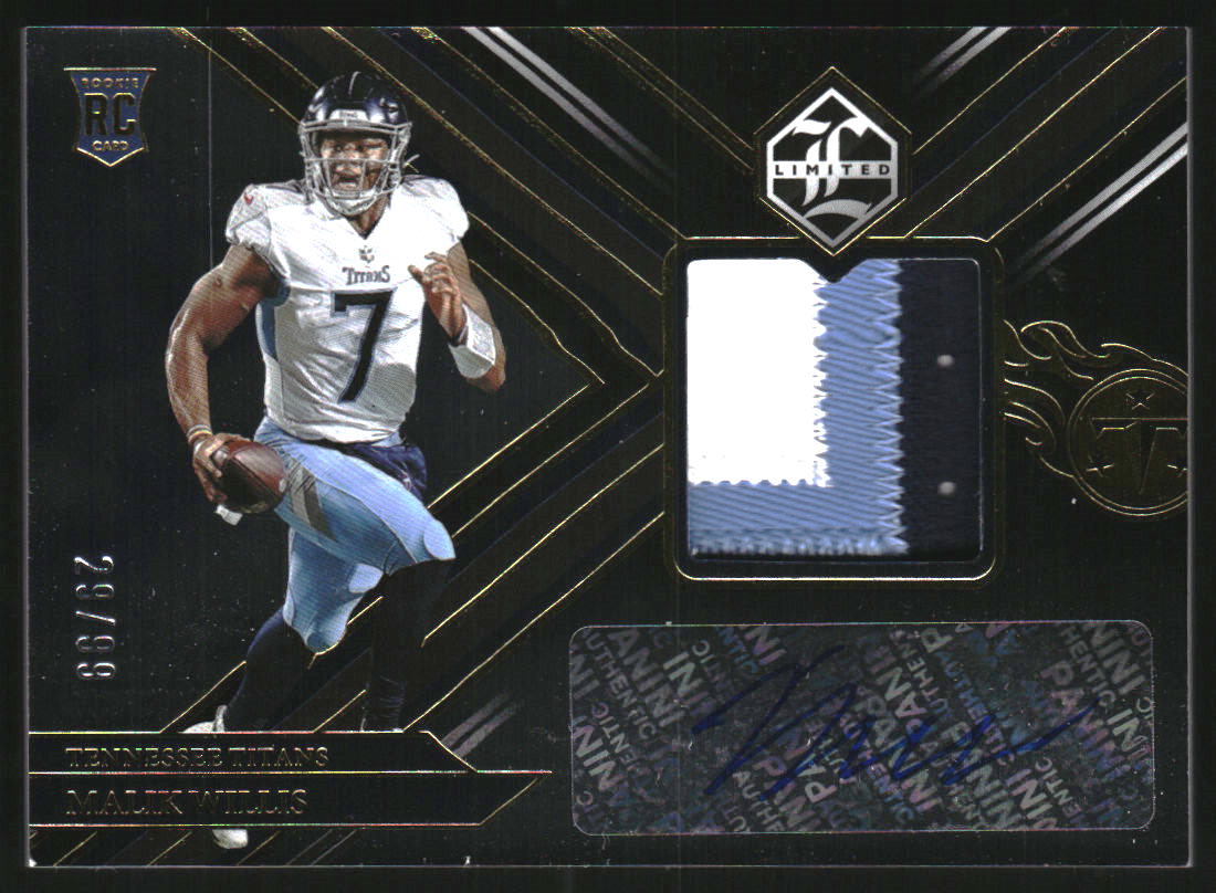 2022 Limited #102 Malik Willis JSY AU/99 RC