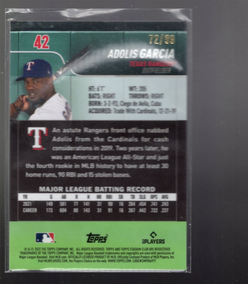 A5018- 2022 Stadium Club Chrome BB Assorted Inserts -You Pick- 15+ FREE US SHIP - Picture 13 of 105