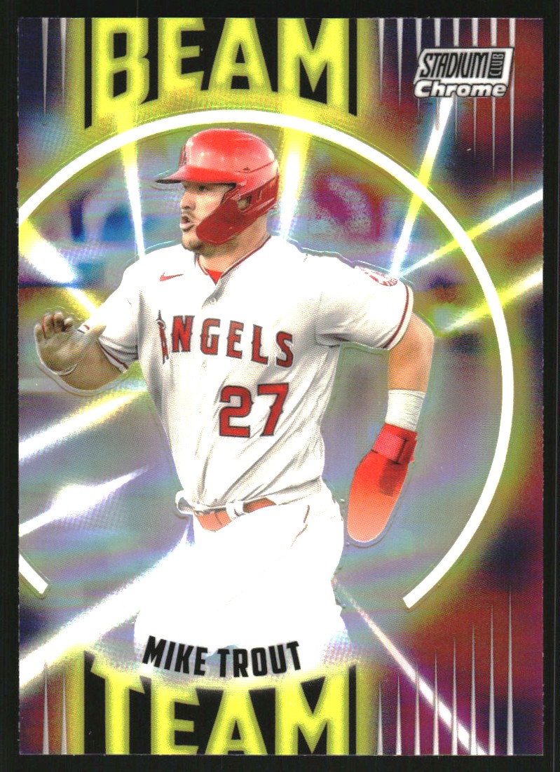 2022 Stadium Club Chrome Beam Team #BT6 Mike Trout