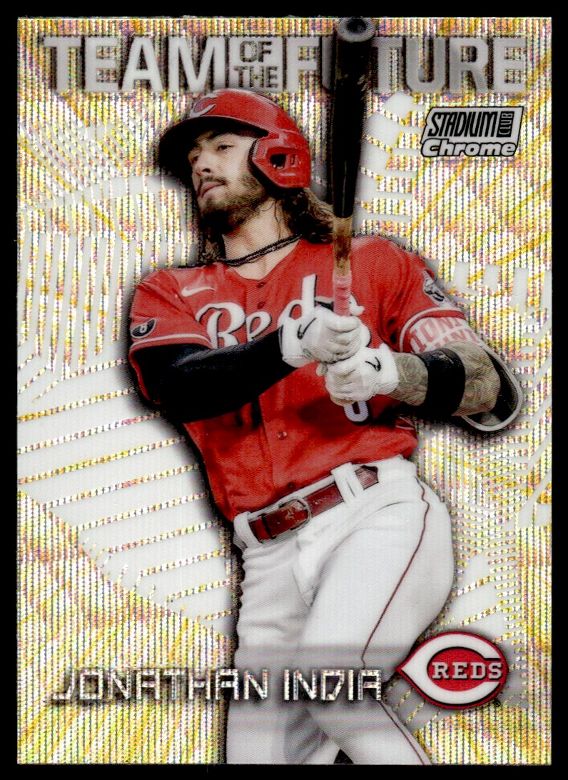 2022 Stadium Club Chrome Team of the Future Wave Refractors #TOF5 Jonathan India