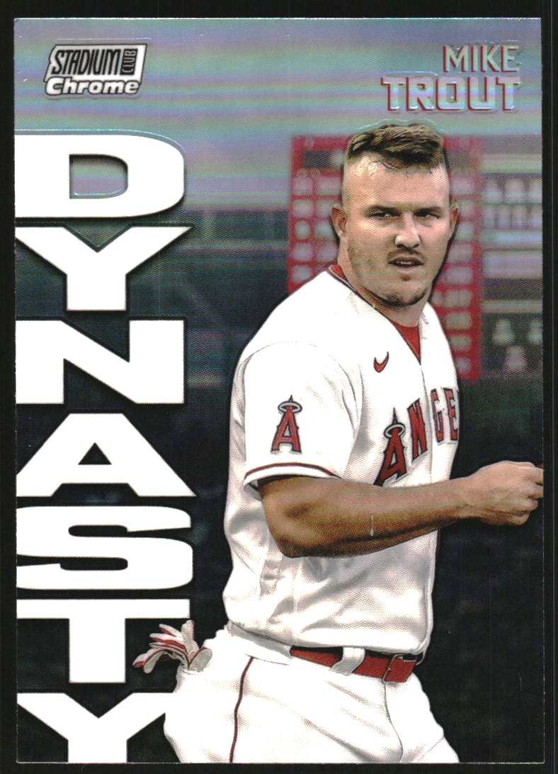 2022 Stadium Club Chrome Dynasty and Destiny #2A Mike Trout