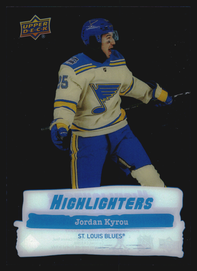 2022-23 Upper Deck Highlighters #HL21 Jordan Kyrou