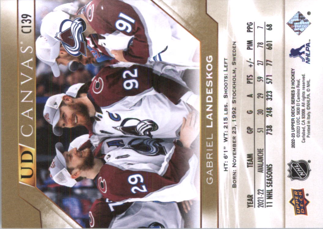 2022-23 Upper Deck UD Canvas Hockey Card Pick