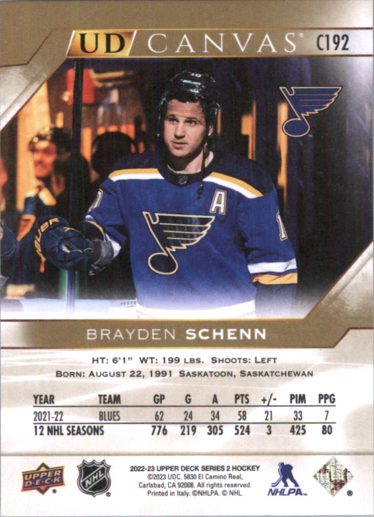 2022-23 Upper Deck UD Canvas Hockey Card Pick