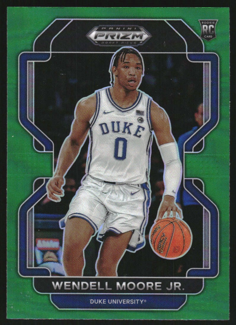 2022-23 Panini Prizm Draft Picks Prizms Green #76 Wendell Moore Jr.