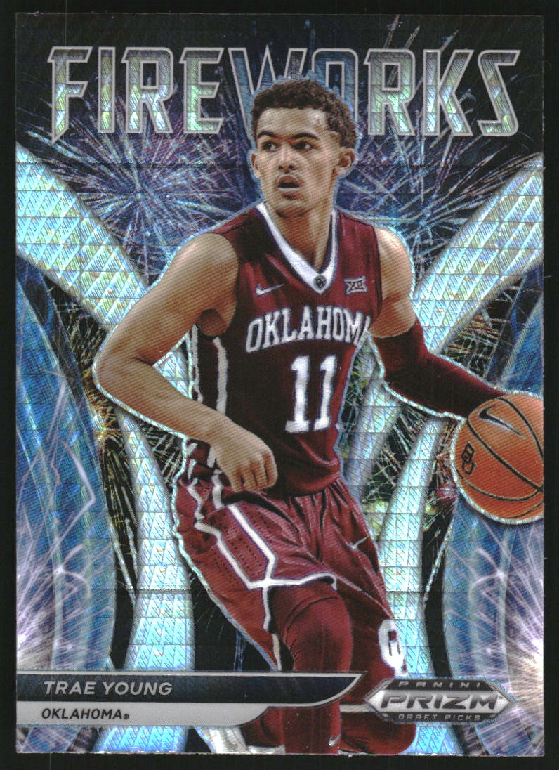 2022-23 Panini Prizm Draft Picks Fireworks Prizms Hyper #19 Trae