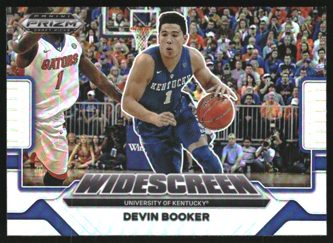 2022-23 Panini Prizm Draft Picks Widescreen Prizms Silver #17 Devin Booker