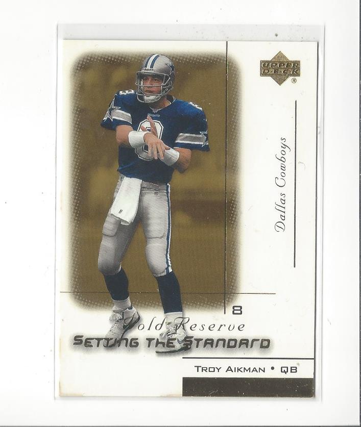 2000 Upper Deck Gold Reserve Setting the Standard #SS7 Troy Aikman