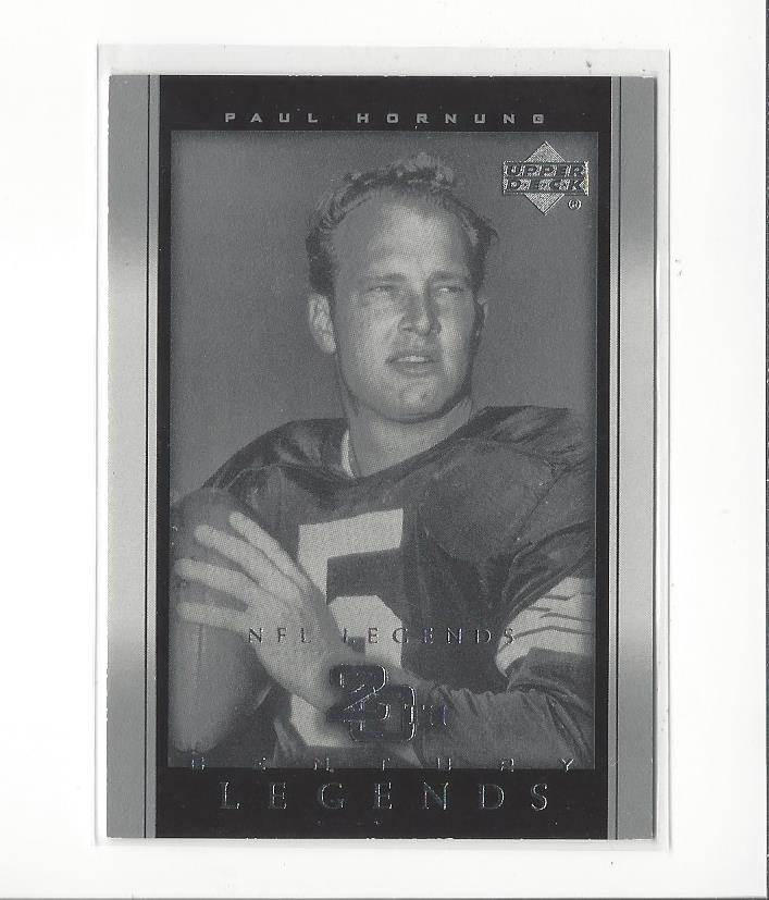 2000 Upper Deck Legends #98 Paul Hornung TCL