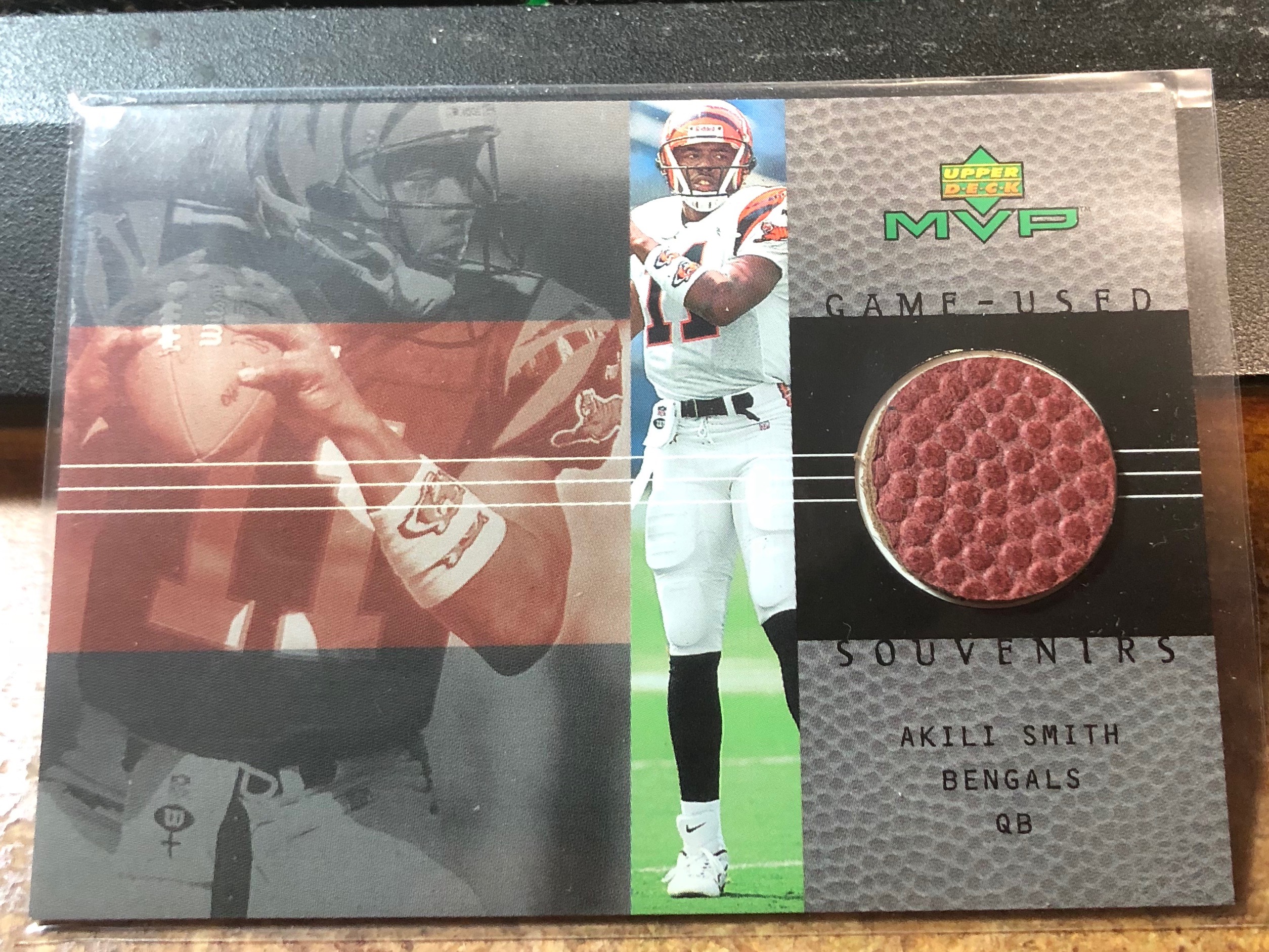 2000 Upper Deck MVP Game Used Souvenirs #AS Akili Smith