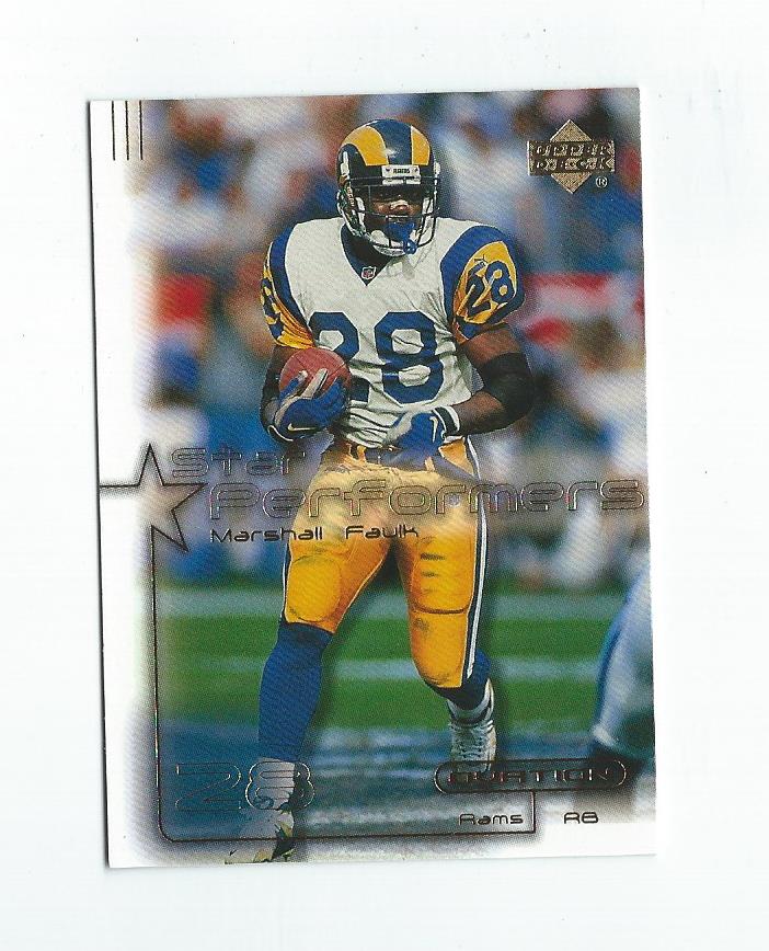 2000 Upper Deck Ovation Star Performers #SP5 Marshall Faulk