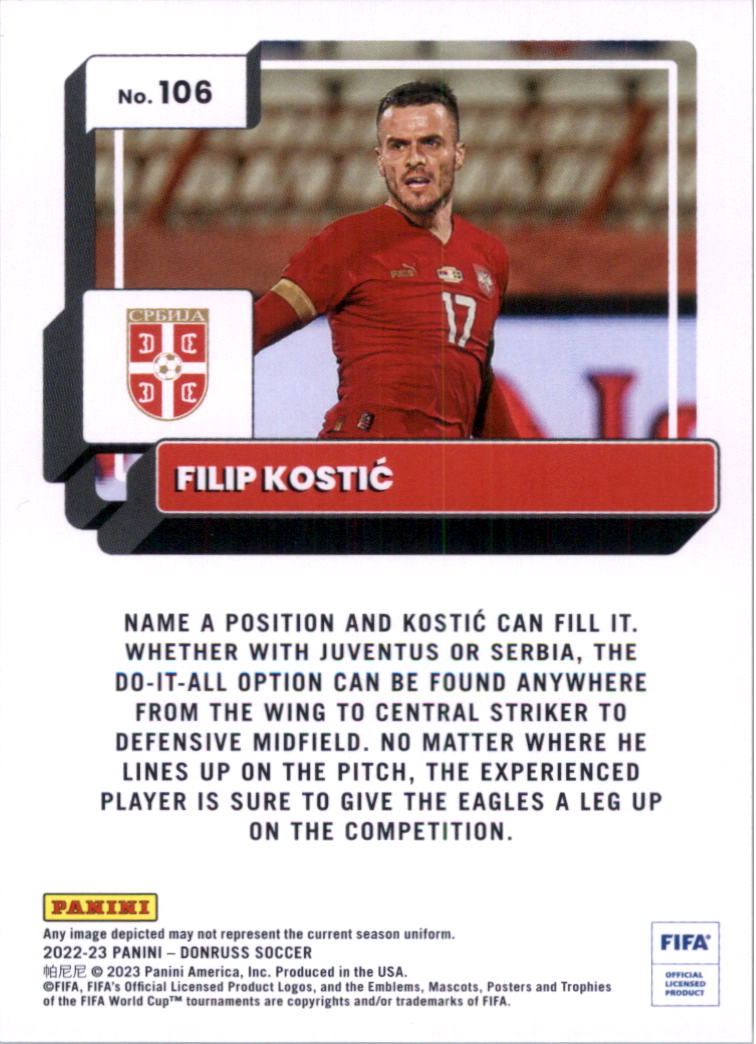 2022-23 Donruss Soccer Card Pick (Base) - Picture 211 of 399