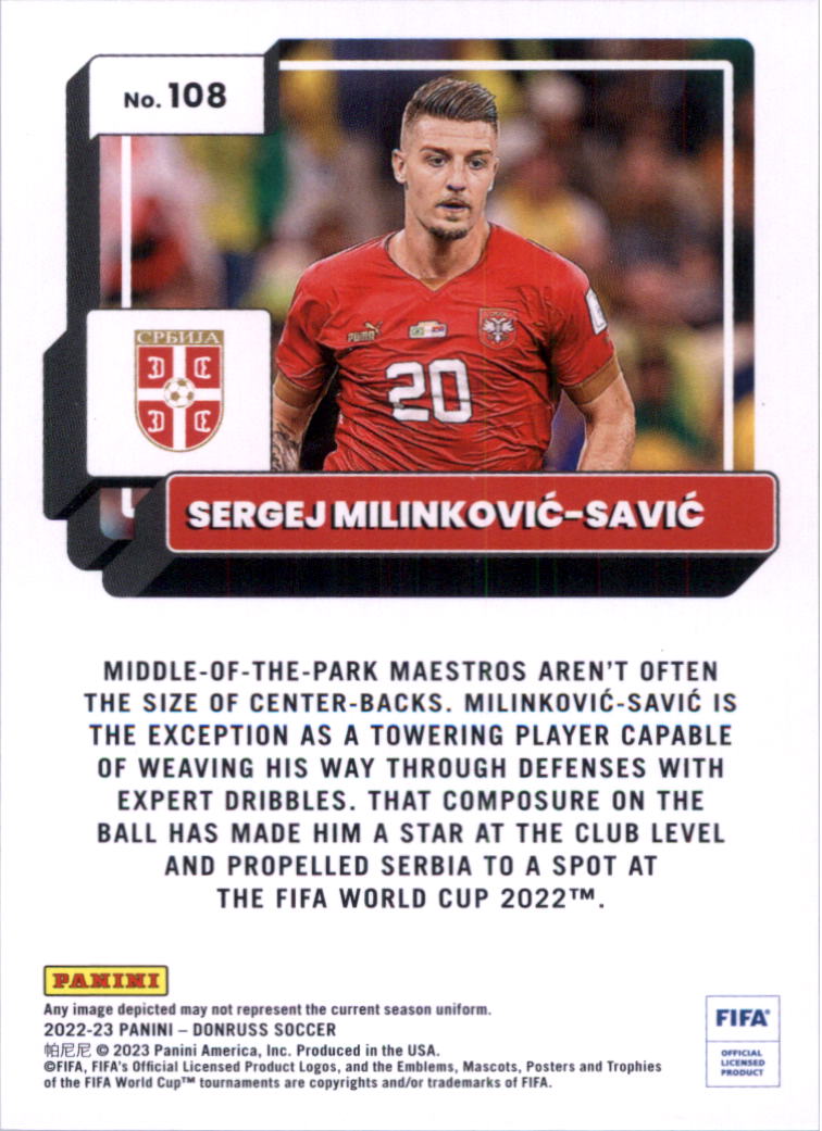 2022-23 Donruss Soccer Card Pick (Base) - Picture 215 of 399