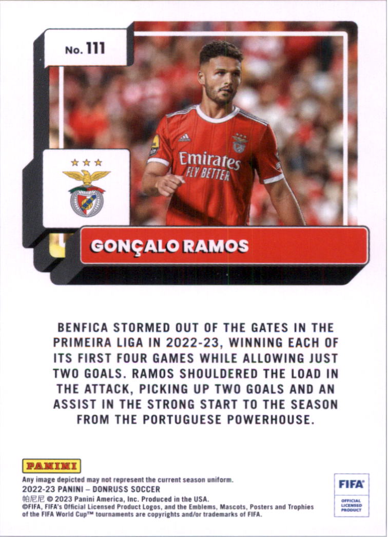 2022-23 Donruss Soccer Card Pick (Base) - Picture 221 of 399