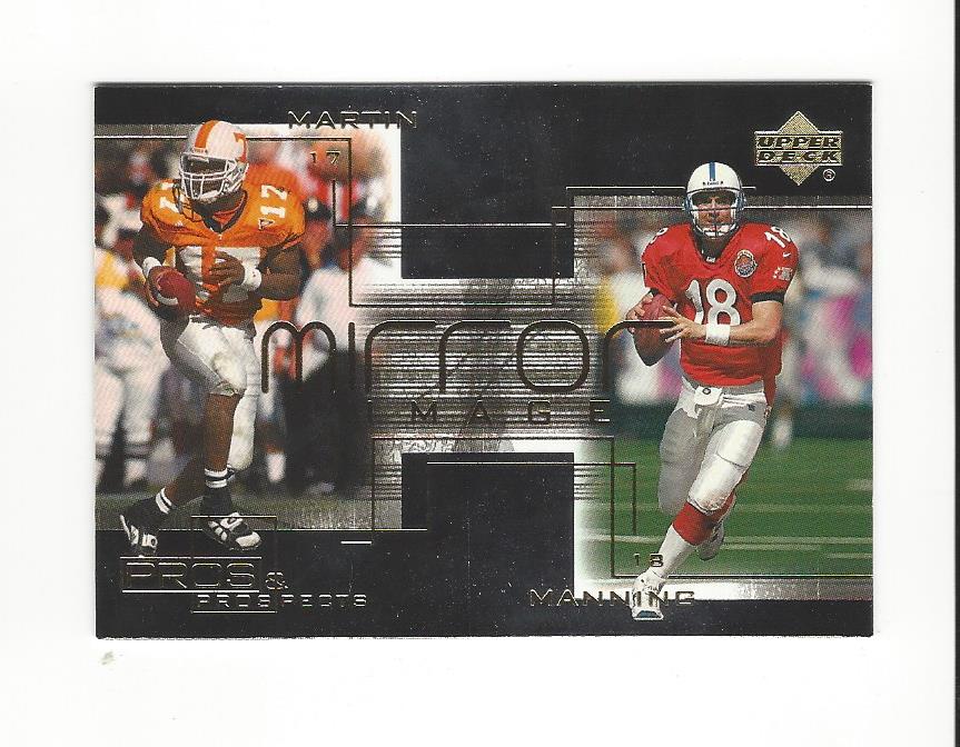2000 Upper Deck Pros and Prospects Mirror Image #M5 T.Martin/P.Manning