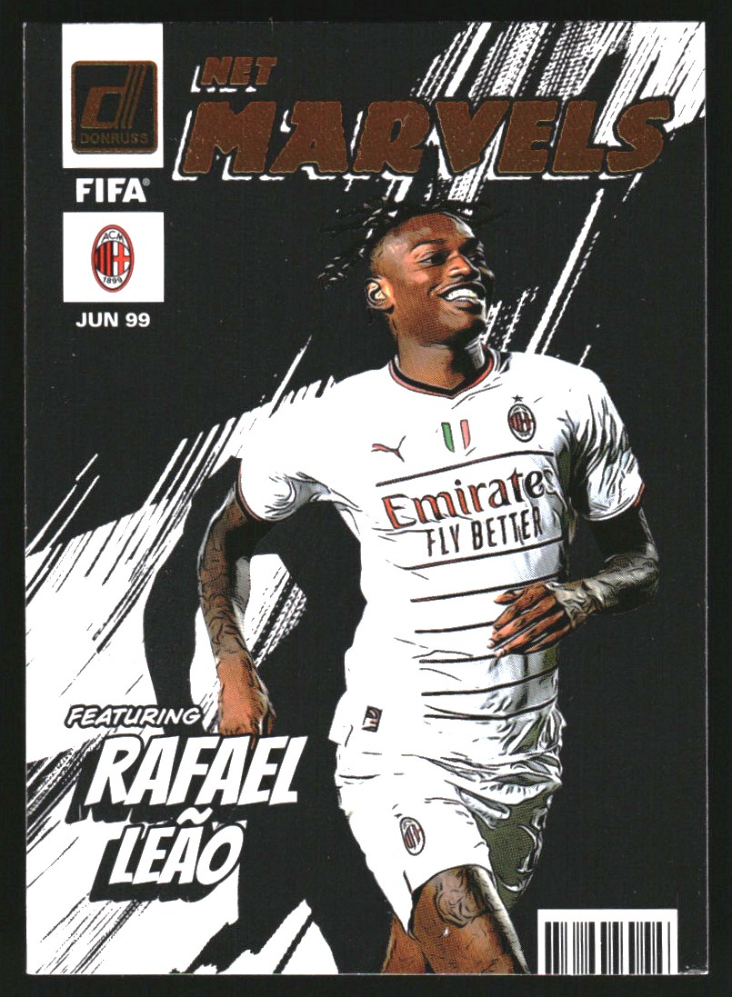 2022 Topps UEFA Club Competitions Orange Rafael Leao AUTO /25 #ALE