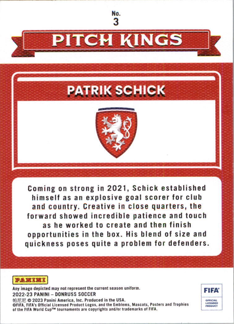 2022-23 Donruss Pitch Kings Soccer Card Pick (Inserts)