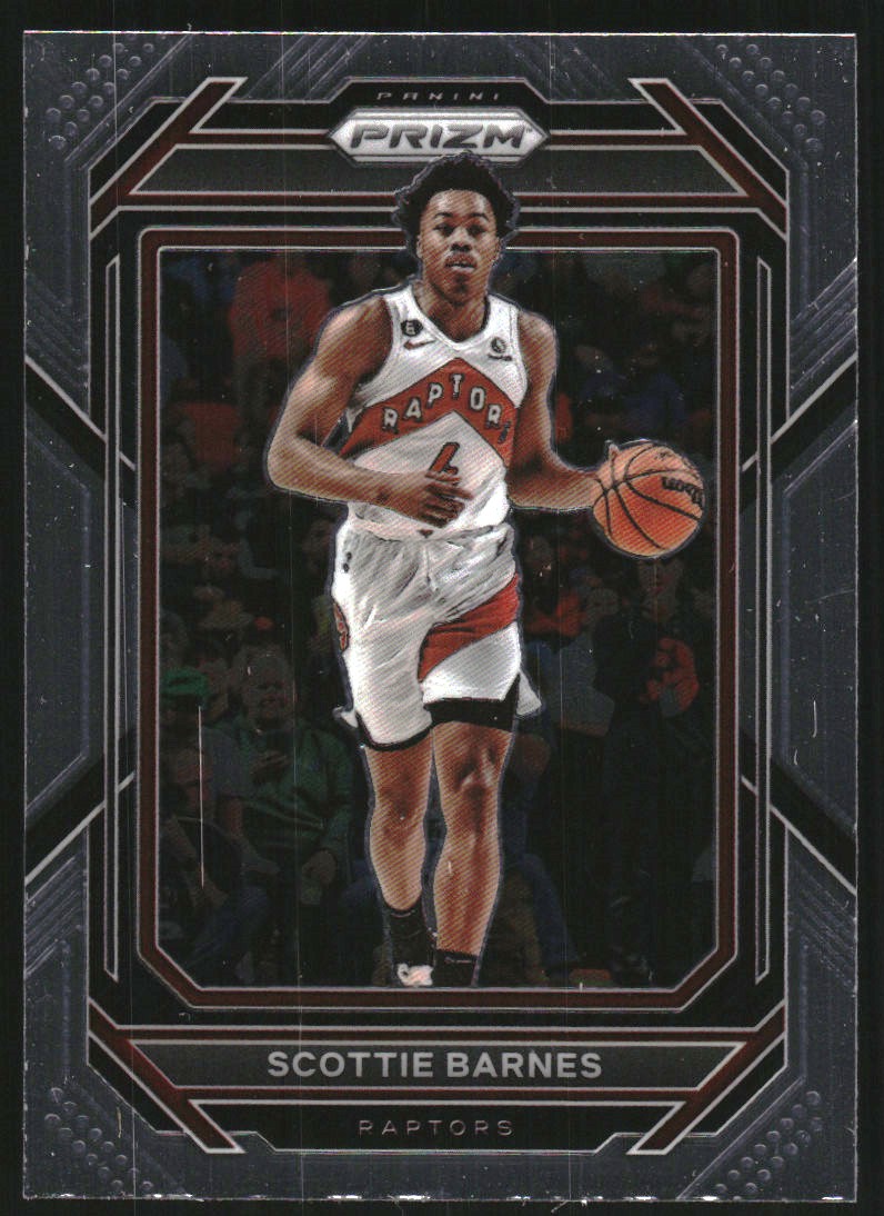 2024-25 Panini Prizm Prizms Fast Break Red #16 Scottie Barnes /100