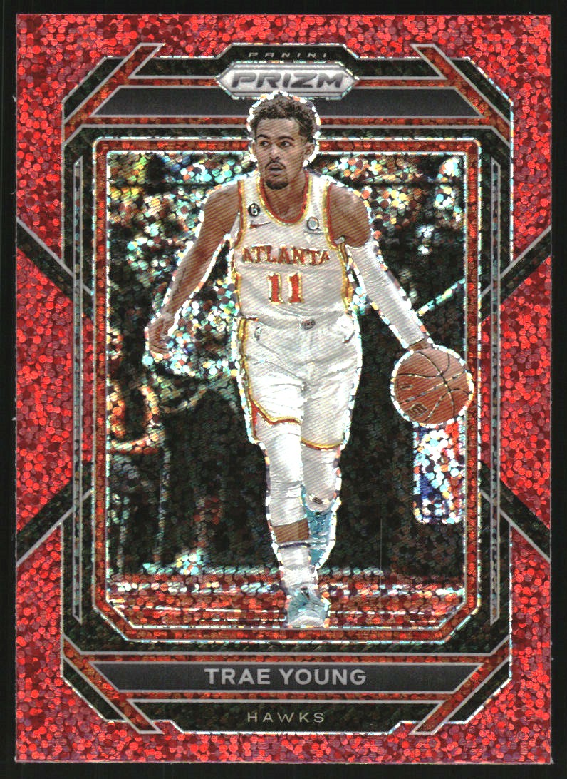 2022-23 Panini Prizm Draft Picks Fireworks Prizms Hyper #19 Trae