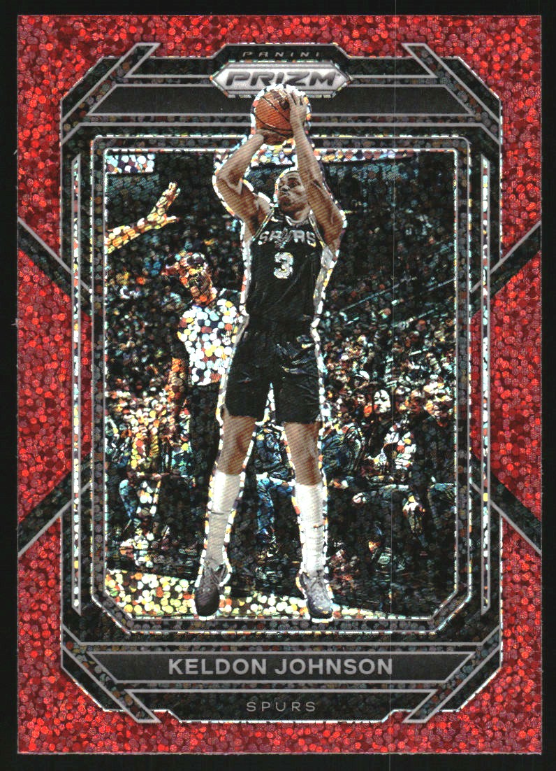 2022-23 Panini Contenders Game Ticket Red #97 Keldon Johnson on