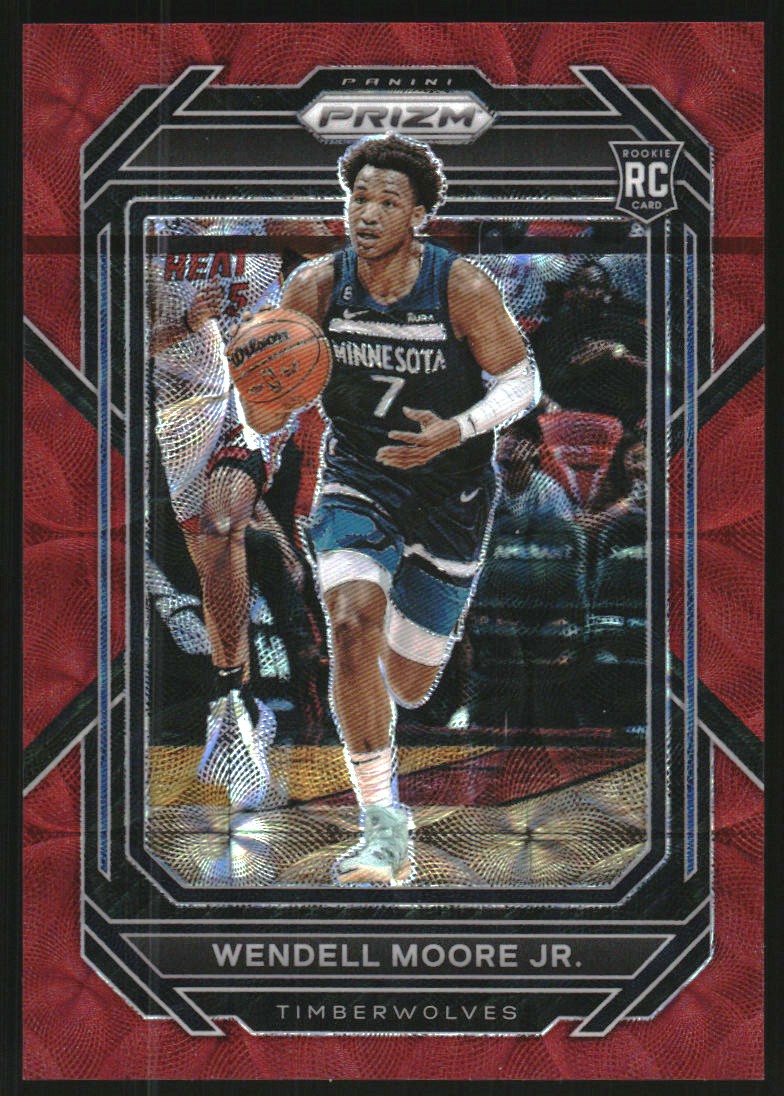 2022-23 Panini Prizm Prizms Choice Red #221 Wendell Moore Jr.