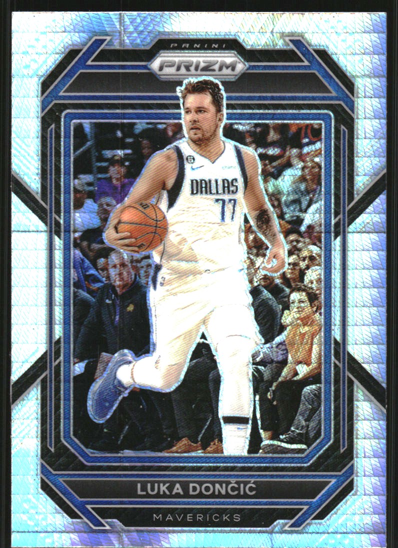 2022-23 Panini Prizm Prizms Hyper #196 Luka Doncic