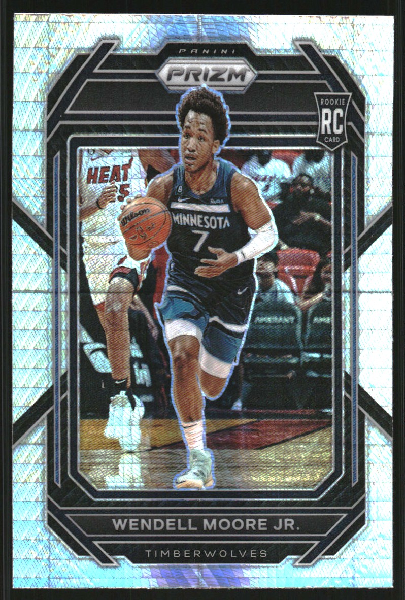 2022-23 Panini Prizm Prizms Hyper #221 Wendell Moore Jr.