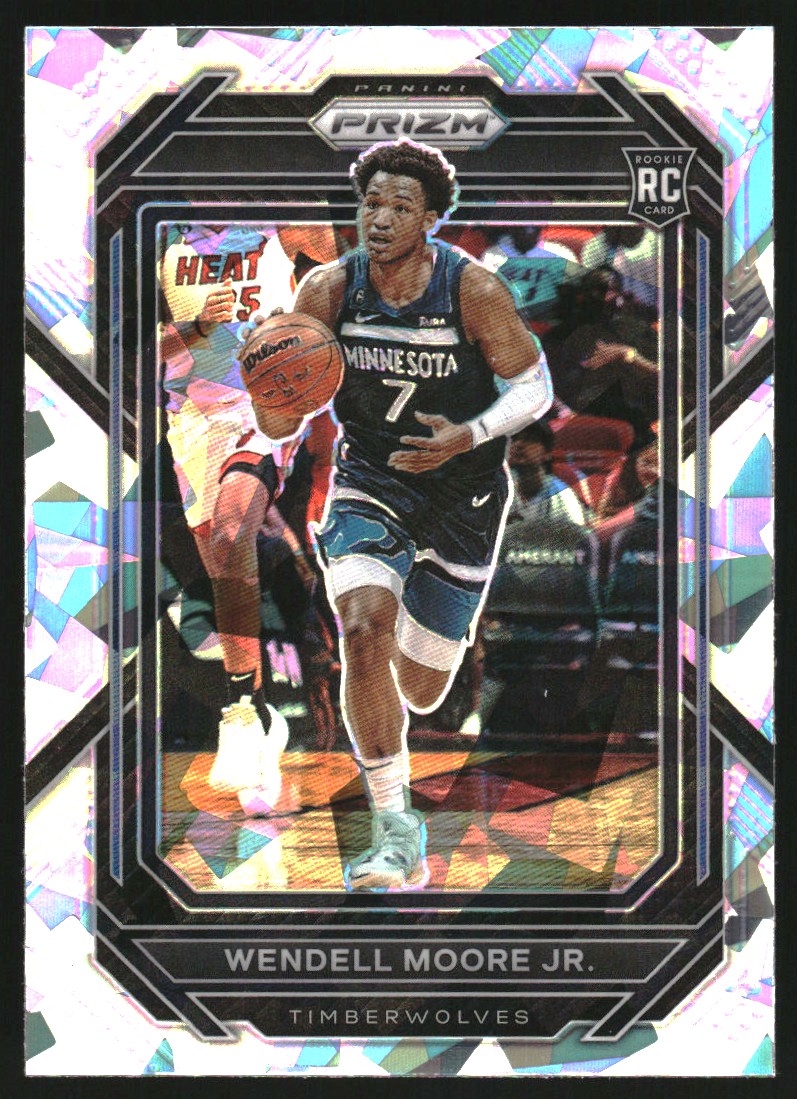 2022-23 Panini Prizm Prizms Ice #221 Wendell Moore Jr.