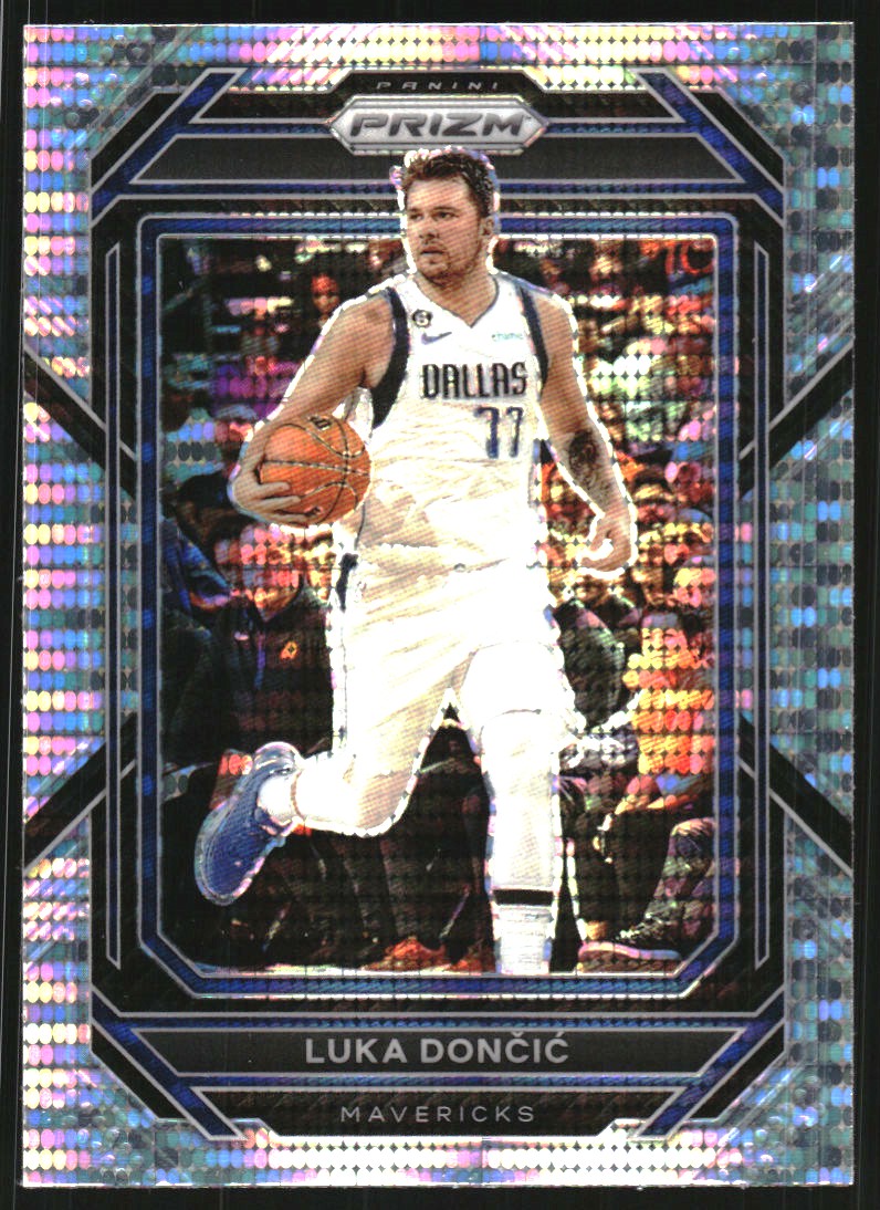 2022-23 Panini Prizm Prizms Pulsar #196 Luka Doncic