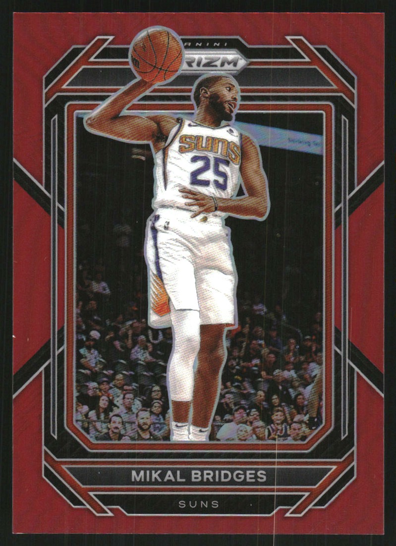2022-23 Panini Prizm Prizms Red #120 Mikal Bridges