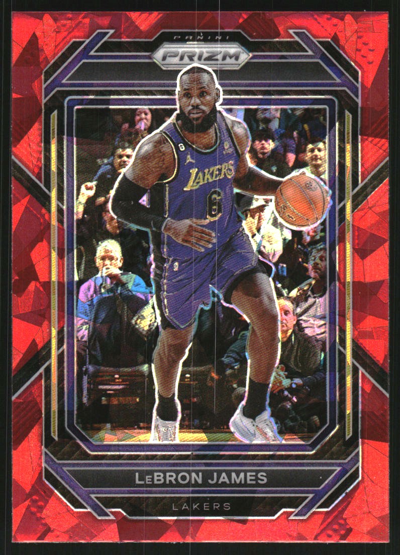2020 Panini Prizm Red Ice LeBron James #1 PSA 10 GEM MINT on