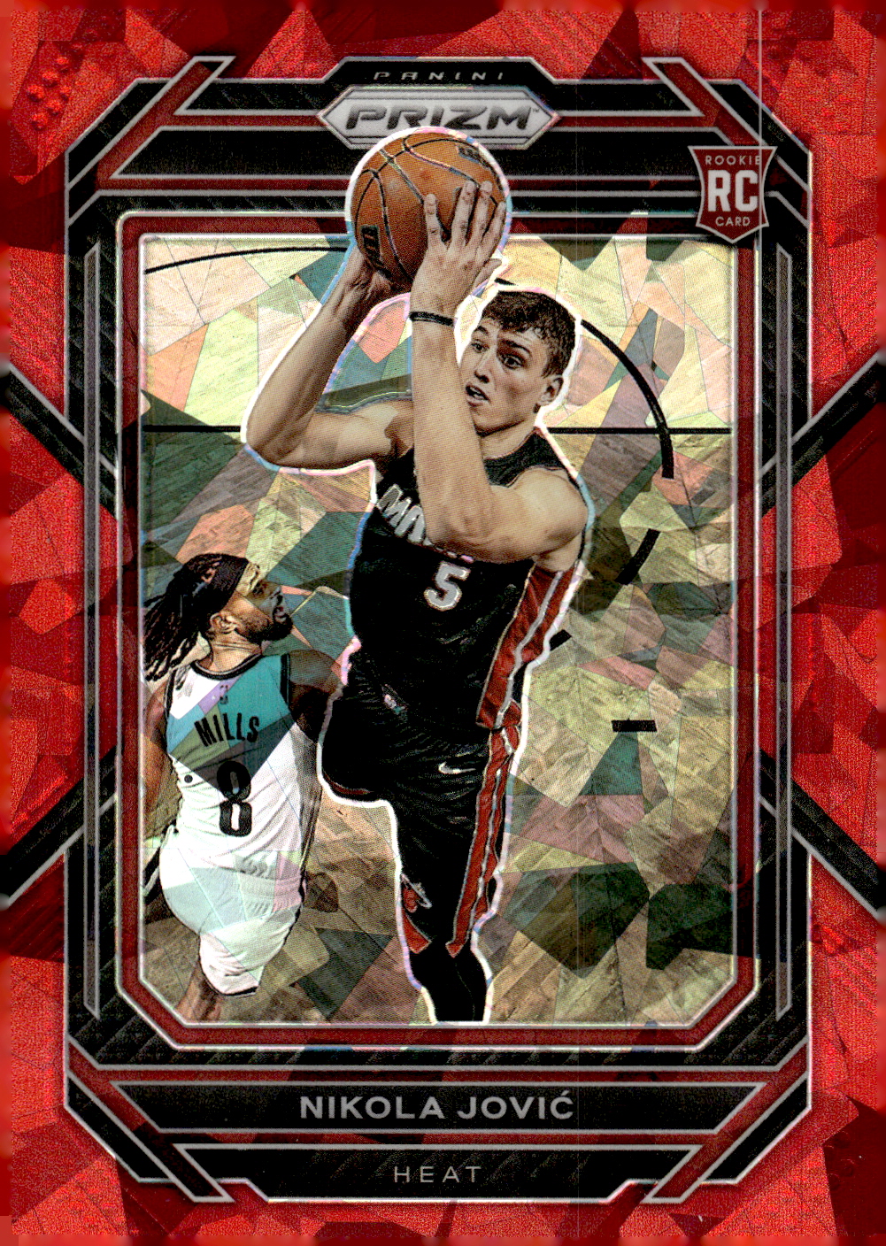 2022-23 Panini Prizm Prizms Red Ice #236 Nikola Jokic - NM-MT  