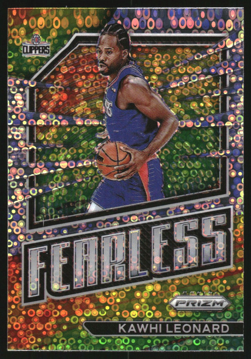 2022-23 Panini Prizm Fearless Prizms Fast Break #6 Kawhi Leonard
