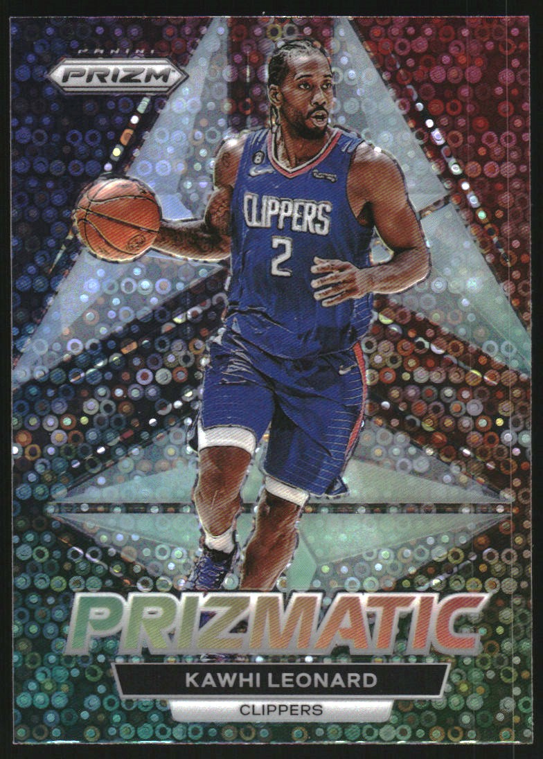 2022-23 Panini Prizm Prizmatic Prizms Fast Break #7 Kawhi Leonard