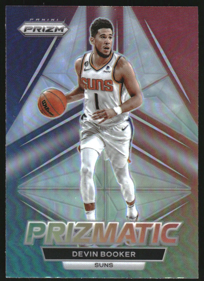 2022-23 Panini Prizm Prizmatic Prizms Silver #18 Devin Booker