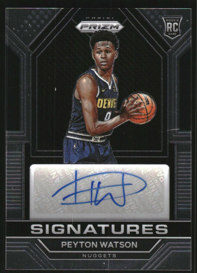 Peyton Watson [Green] #195 Prices | 2022 Panini Obsidian