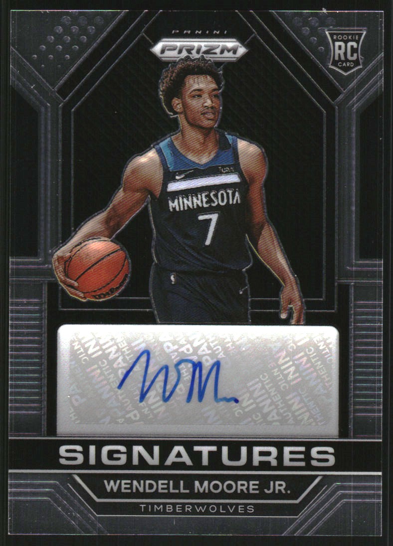 2022-23 Panini Prizm Rookie Signatures #24 Wendell Moore Jr.