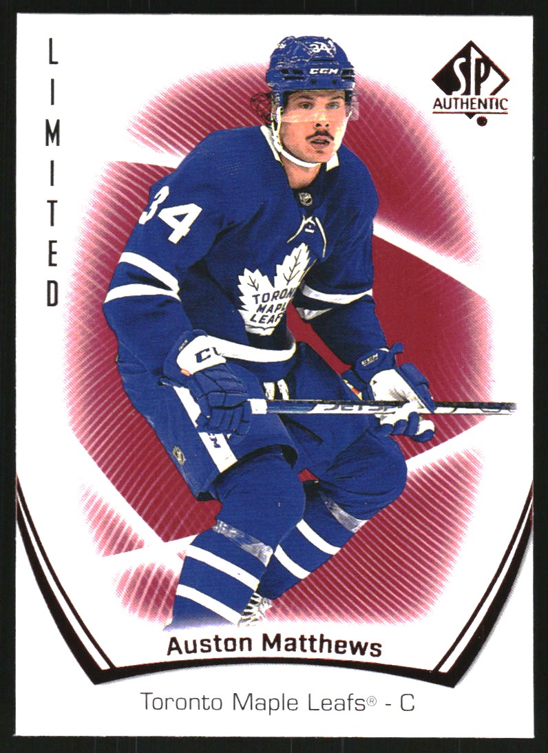 2021-22 SP Authentic Limited Red #88 Auston Matthews